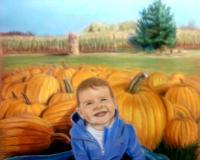 Portraits - Pumpkin Prince - Pastels